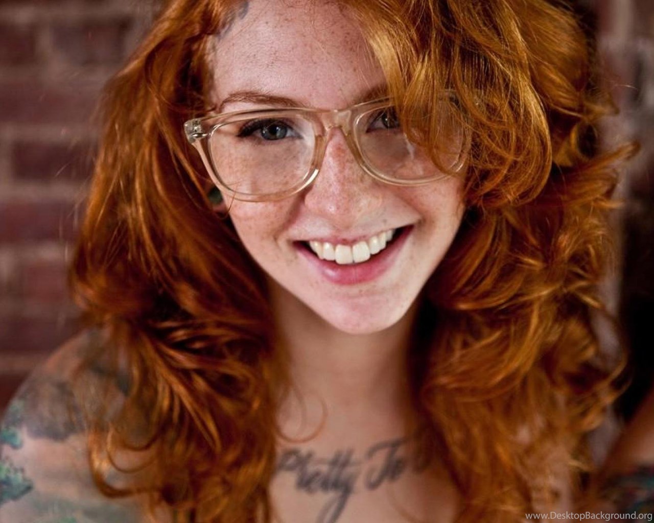 Redhead webcam glasses compilations