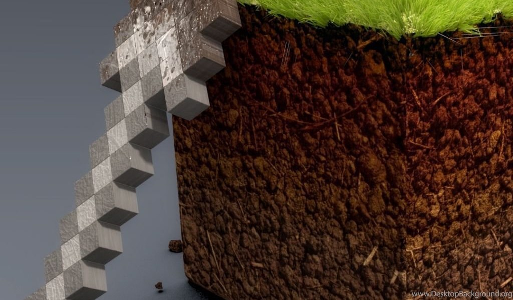 Download Wallpapers 1024x1024 Minecraft, Ground, Grass, Cube iPad