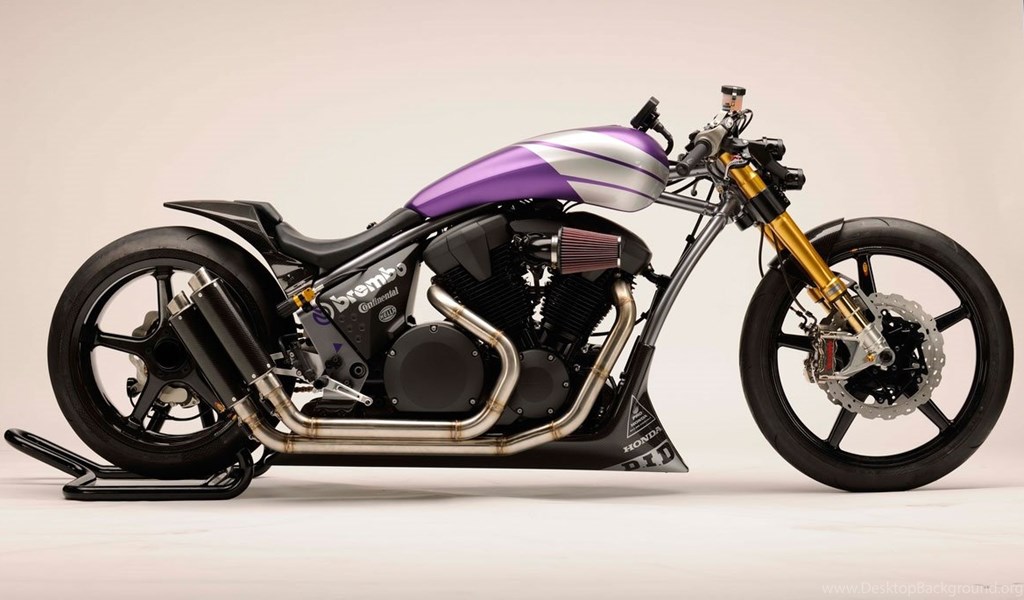 Custom Honda Fury Bagger Image Desktop Background