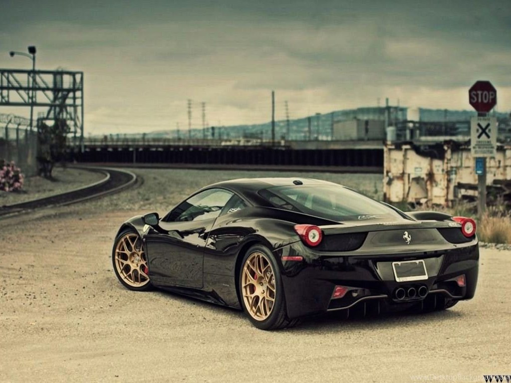 black ferrari 458 spider