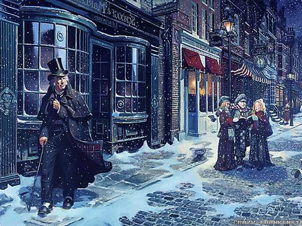 Christmas Carol Wallpapers Crazy Frankenstein Desktop Background