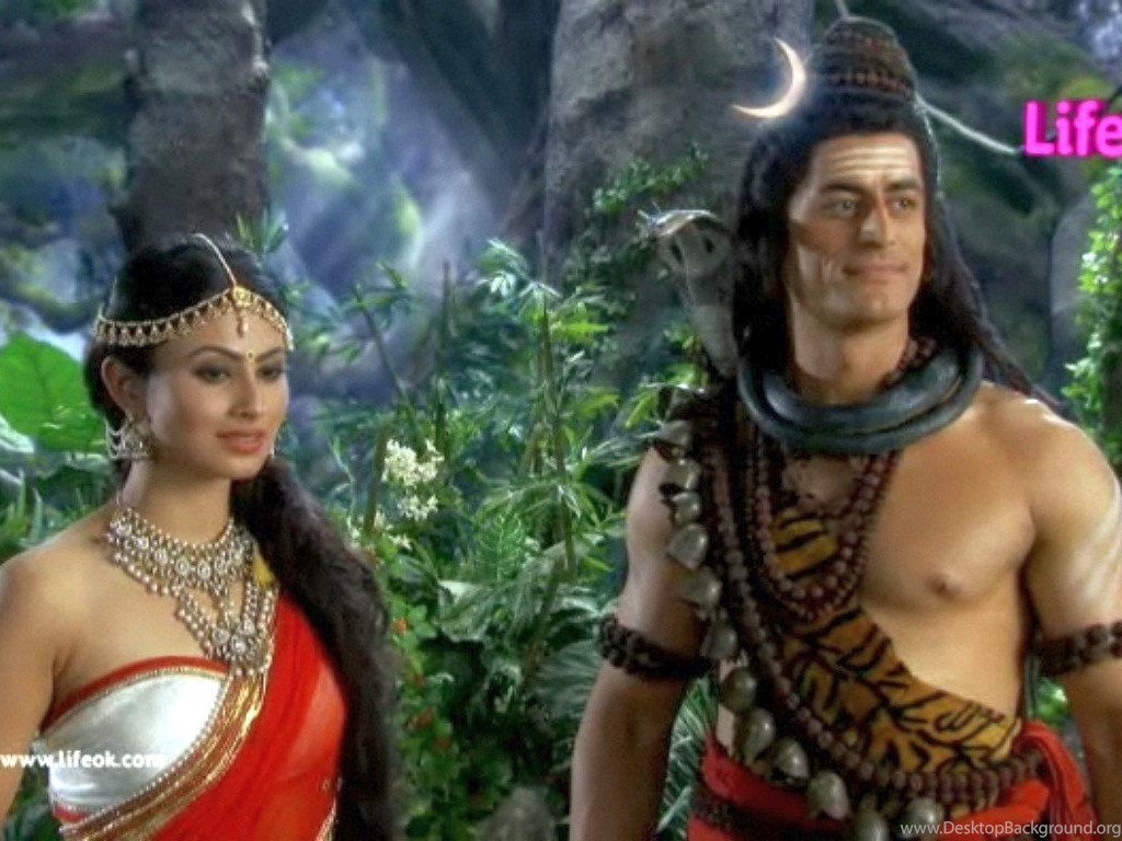 Mahadev And Parvati In Natural Desktop Hd Wallpapers Desktop Background