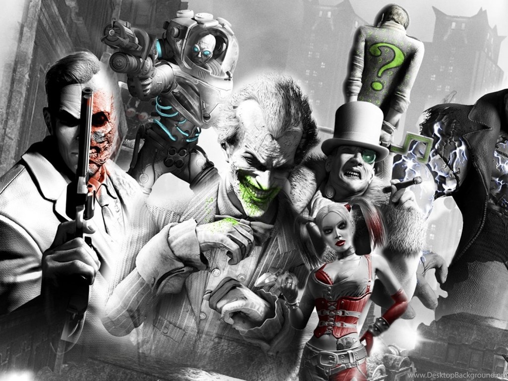 Download Wallpapers 2560x1080 Batman Arkham City, Penguins, Cigar ...