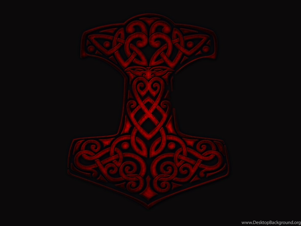 Thor's Hammer (mjolnir) Wallpapers By Sybreeder On Deviantart Desktop 