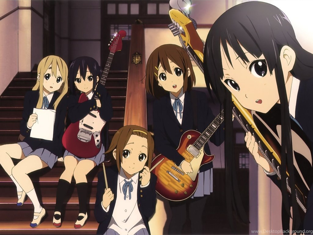 Image K ON Music Band Group Members Anime Wallpaper.jpg ... Desktop  Background