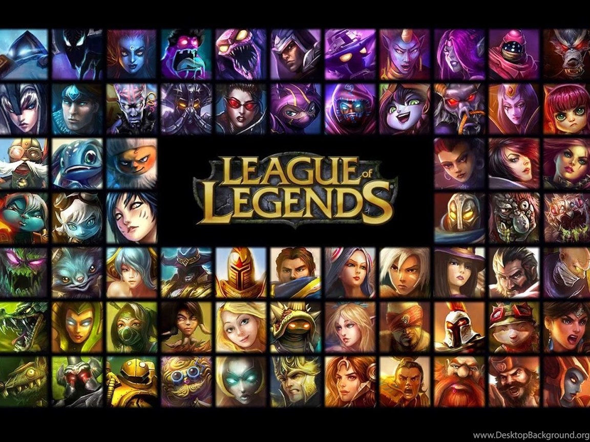 League of legends all champions hd wallpaper 1920×1080 Desktop Background