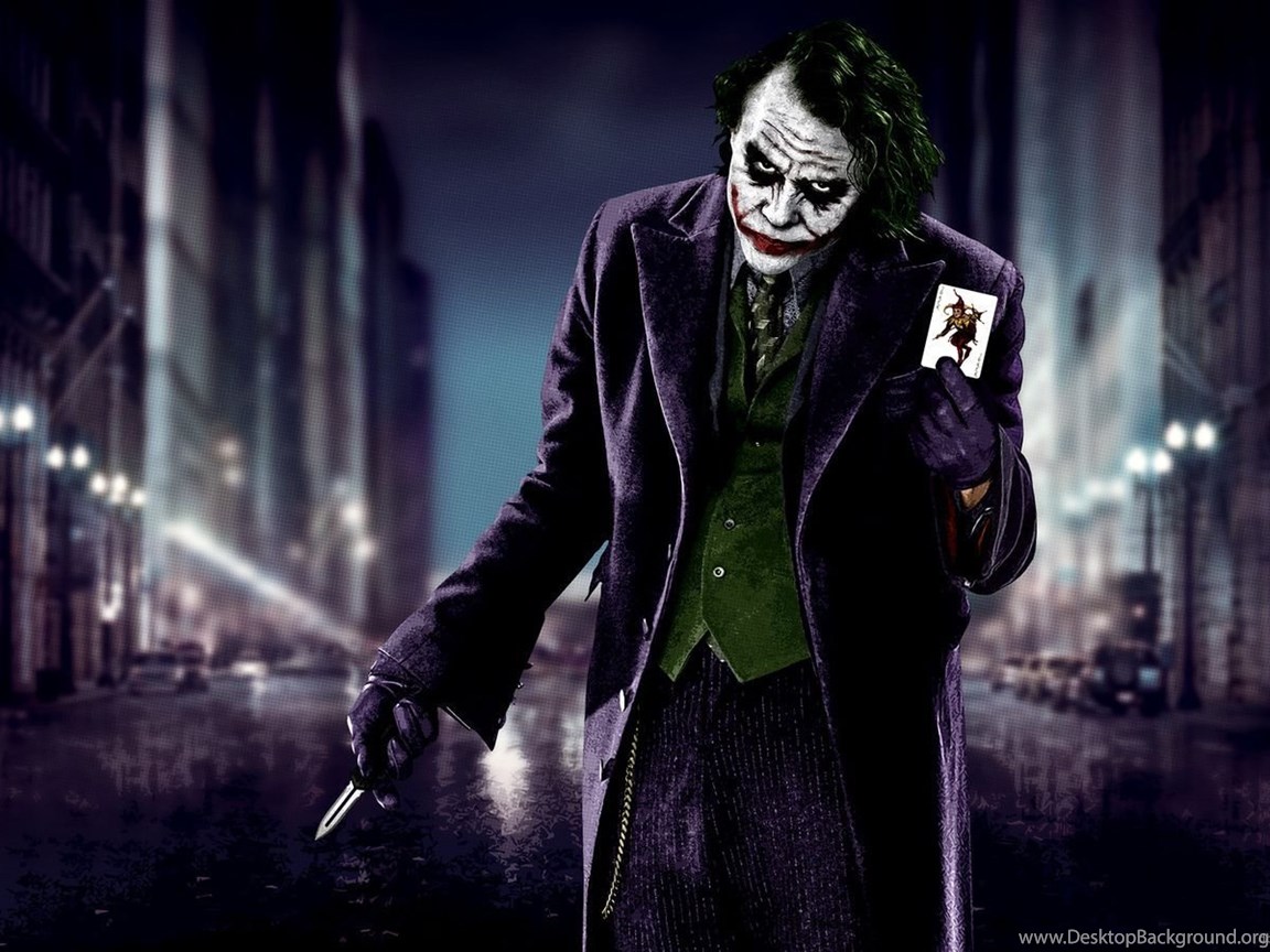 Download 1600x900 Joker Showing His Card Wallpapers Desktop Background