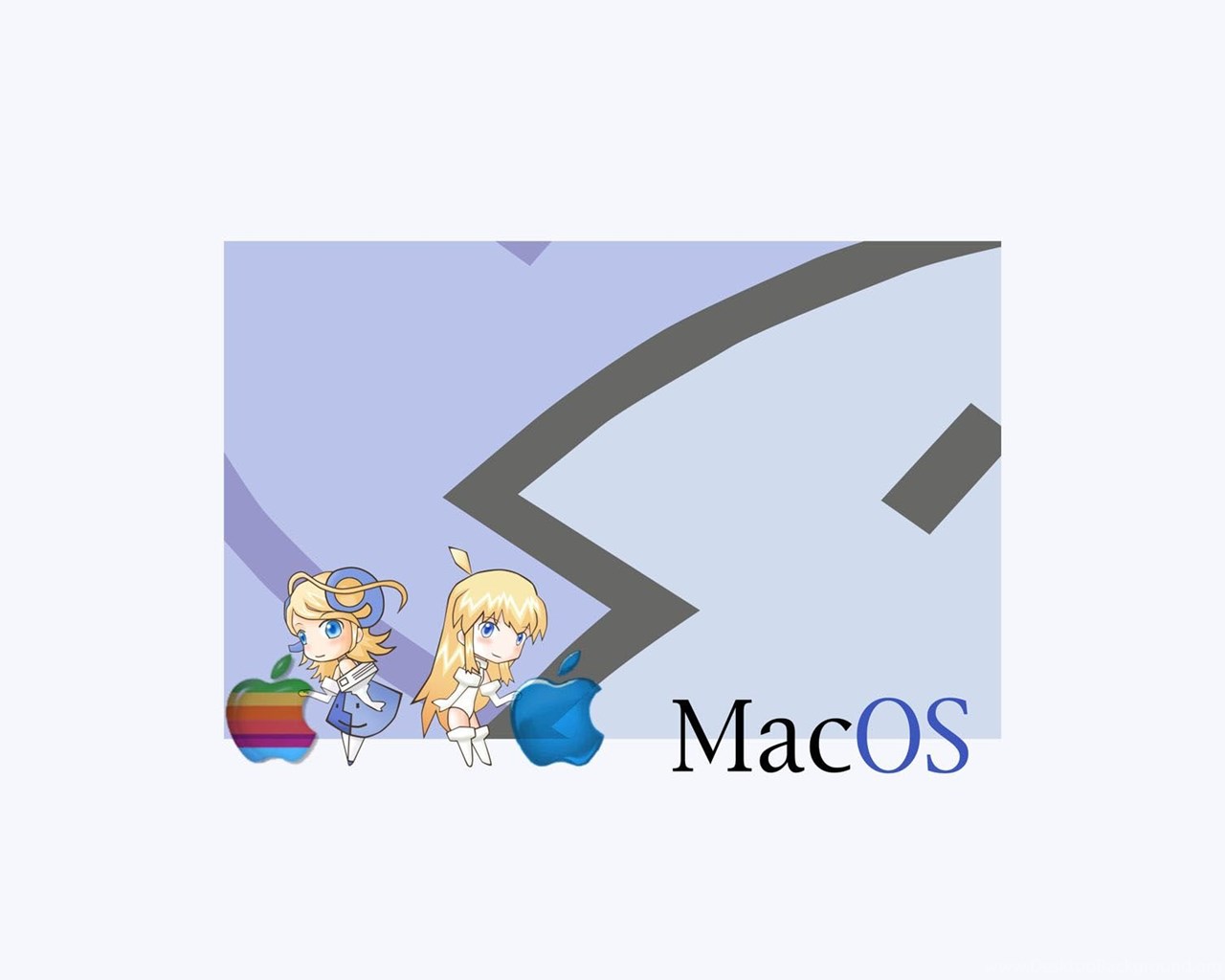 Mac Os Tan Os9 Osx Manga Anime Desktop Background