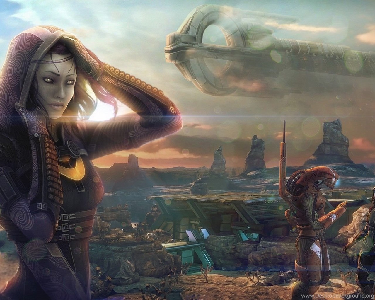 Video Games, Mass Effect, Mass Effect 3, Geth, Tali Zorah Nar ... Desktop  Background