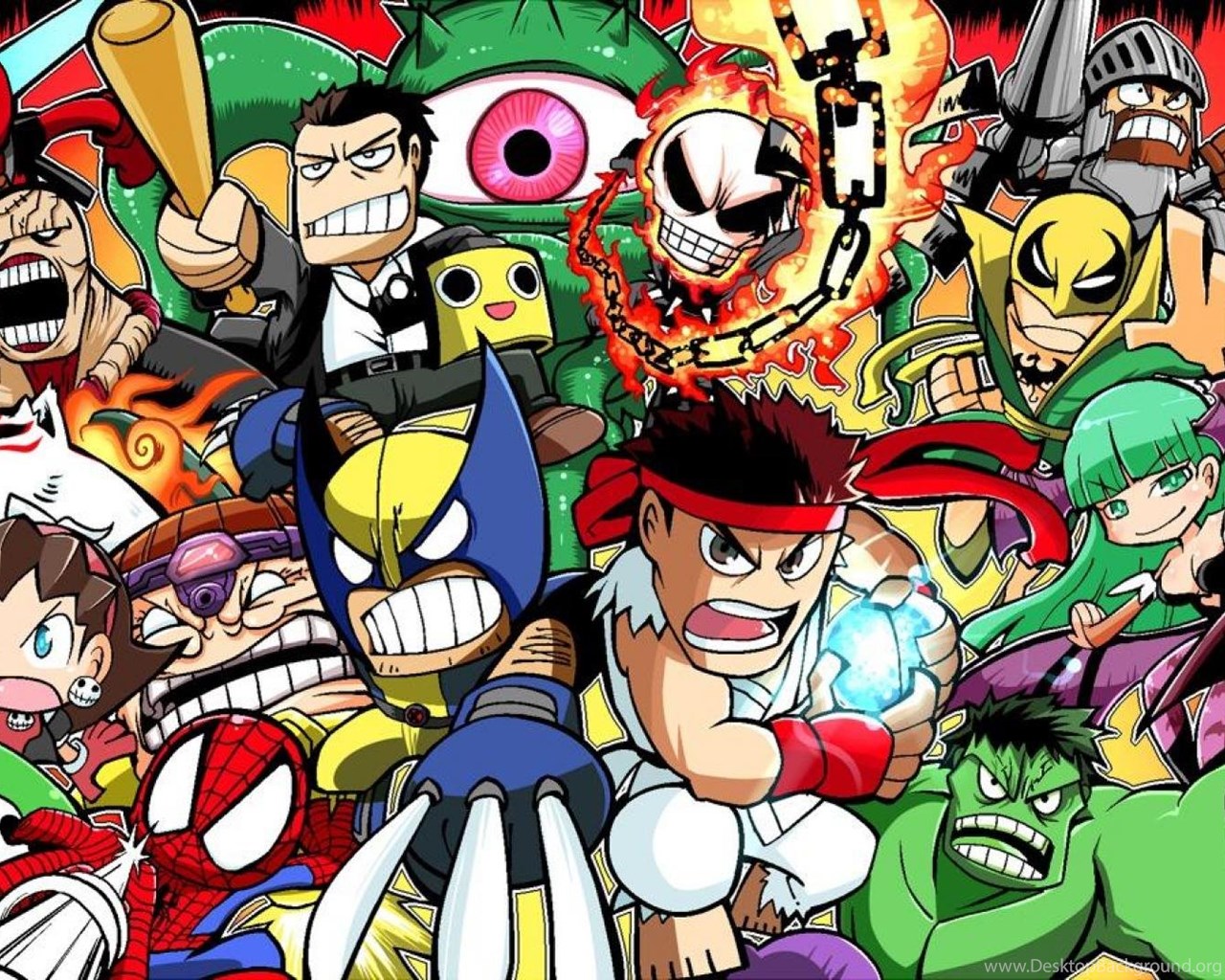 marvel vs capcom wallpaper desktop background