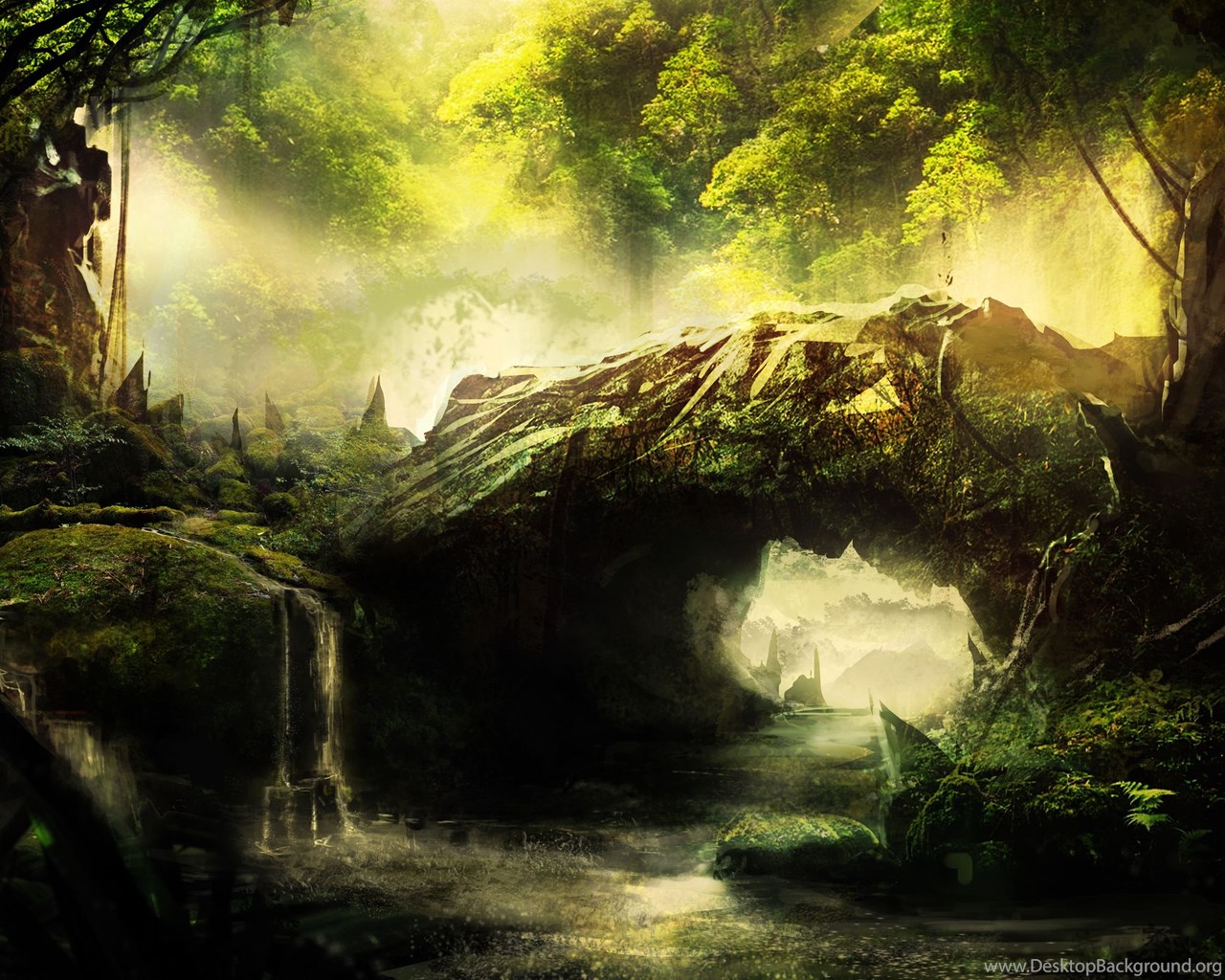 Fantasy Forest Backgrounds 4K Download Desktop Background