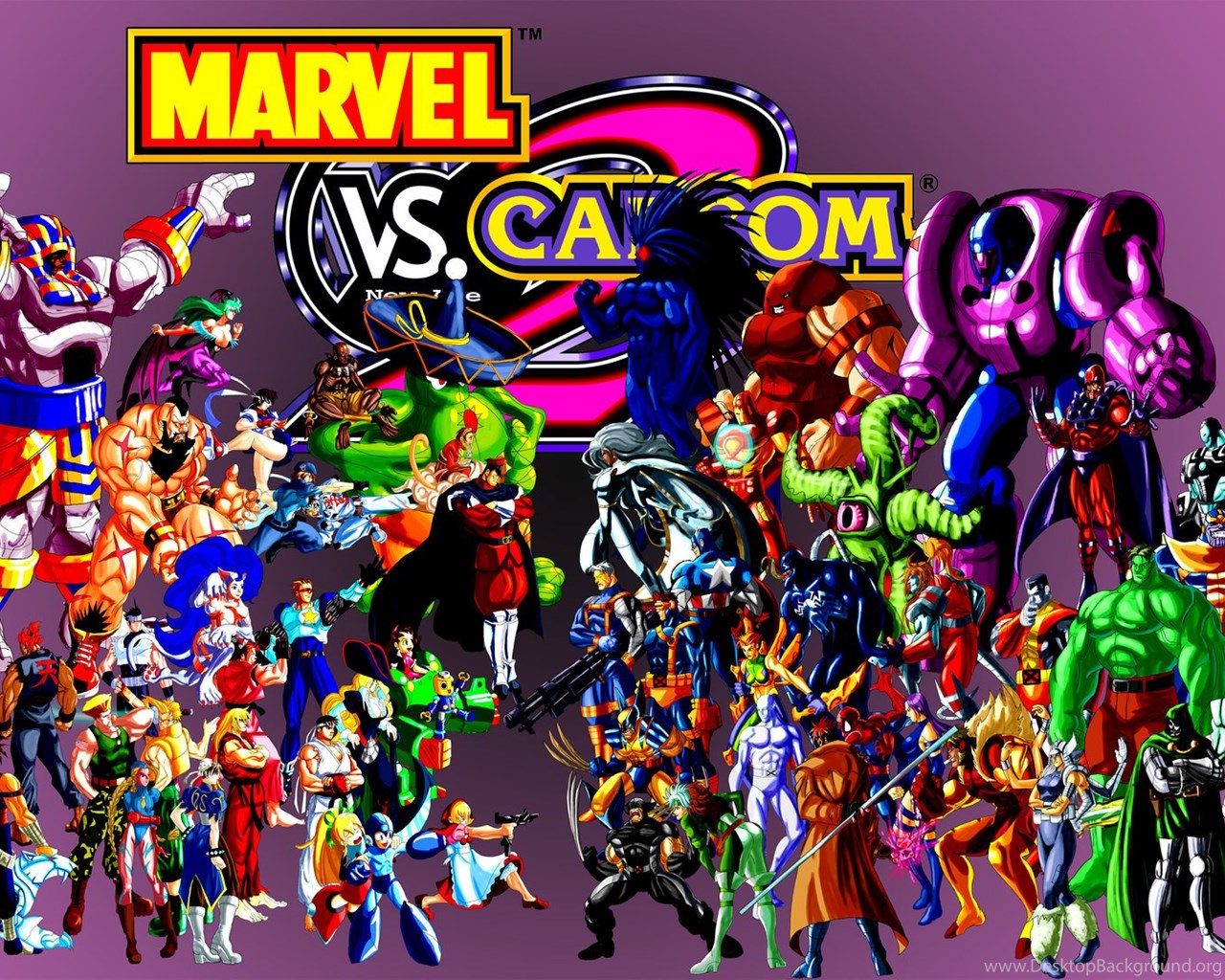 Marvel Vs. Capcom 2 By Stitchking83 On DeviantArt Desktop Background