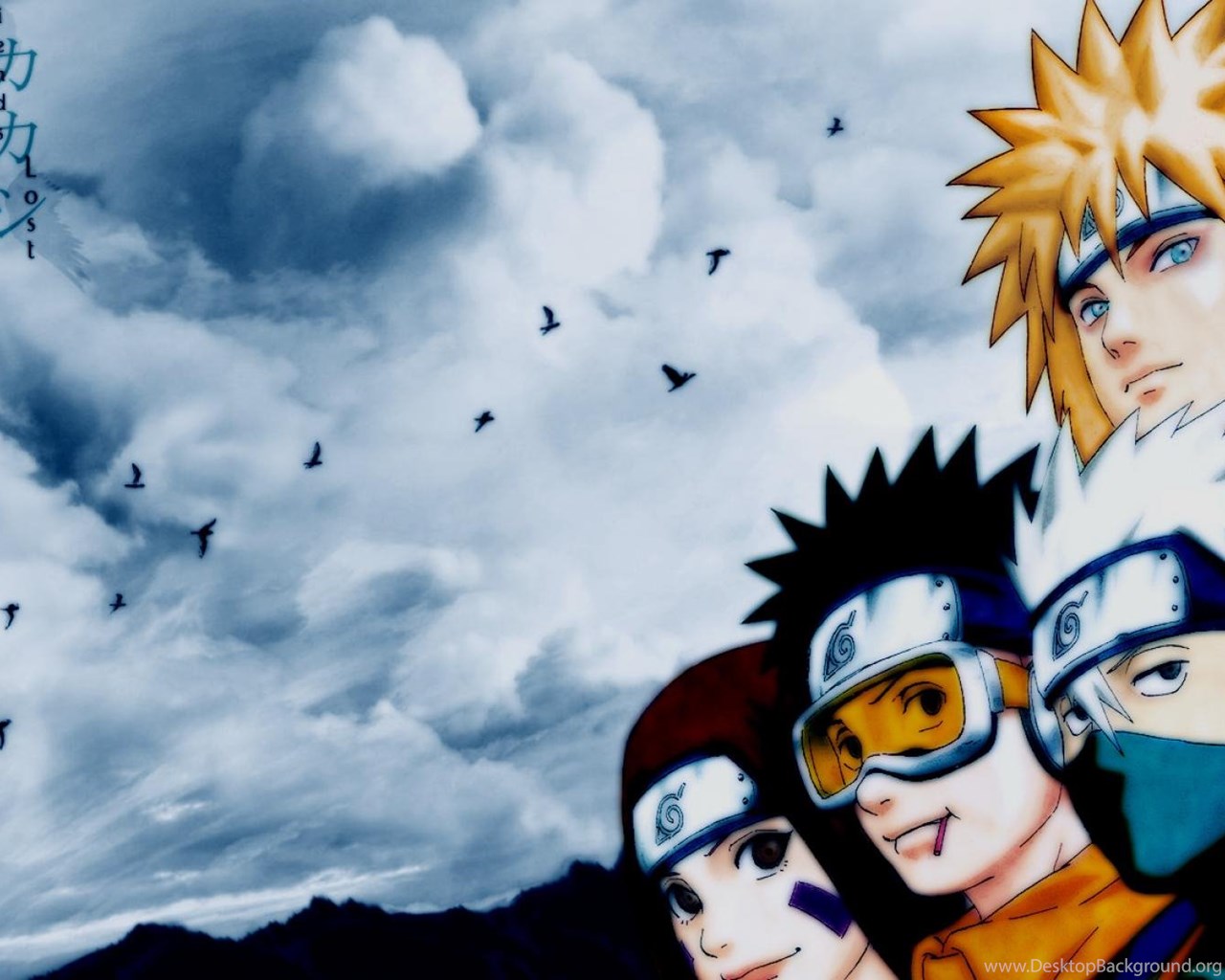 Kakashi Hatake Minato Namikaze Naruto Shippuden Rin Uchiha Obito ...