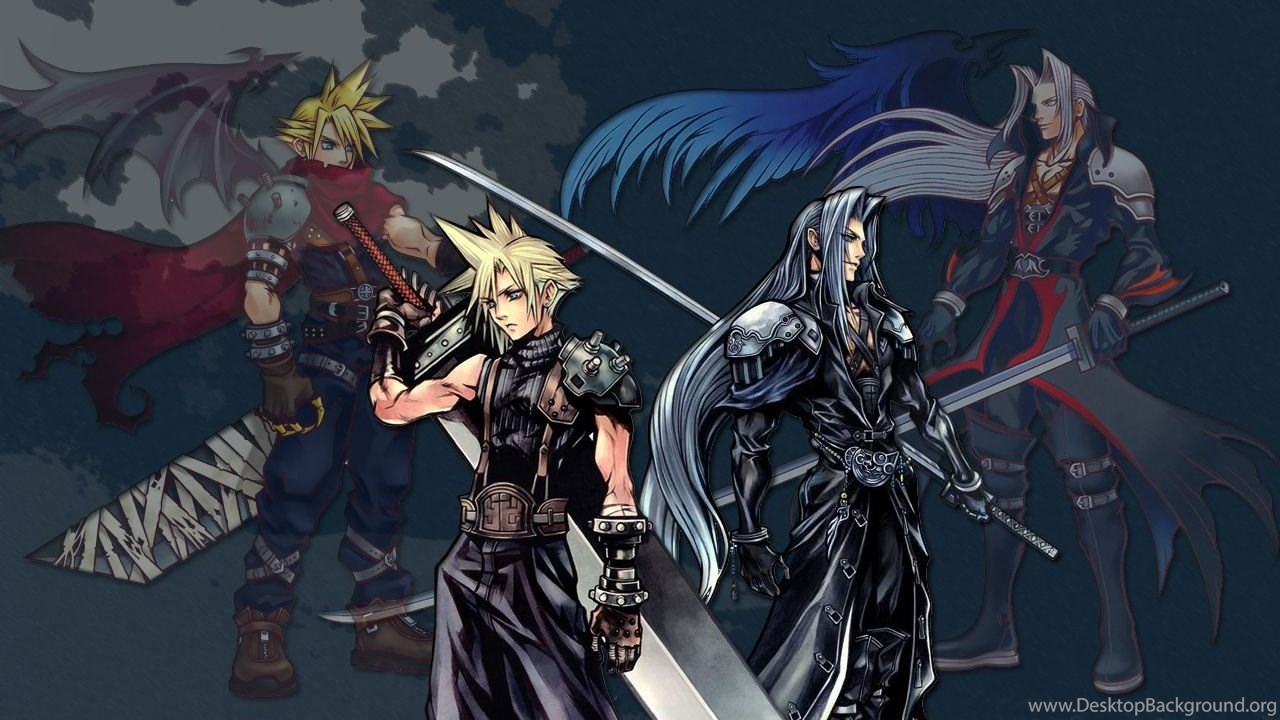 Cloud And Sephiroth Wallpapers By Axel Vampire On Deviantart Desktop Background 9529