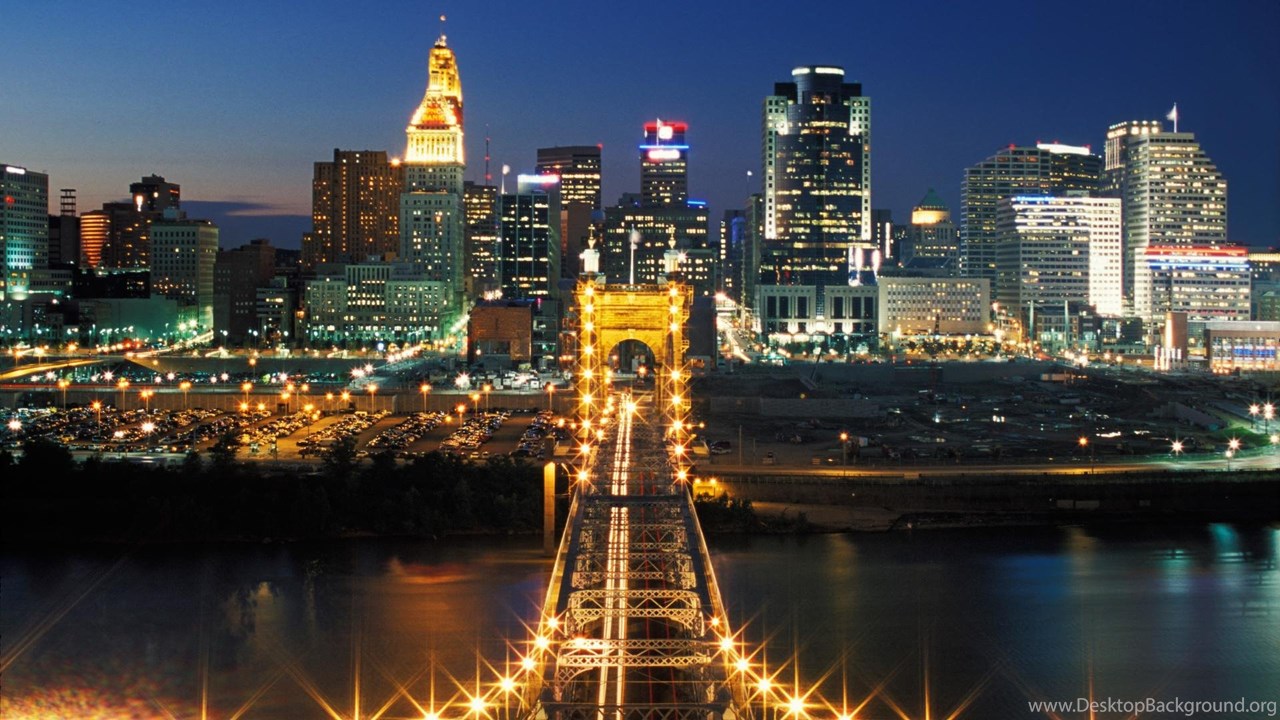 Cincinnati Skyline Hd Wallpapers Desktop Background