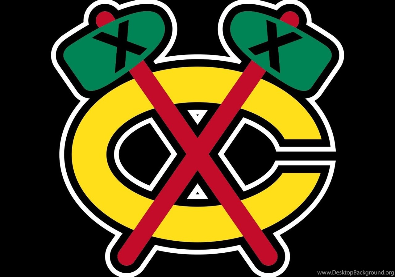 Chicago Blackhawks Logos Desktop Background