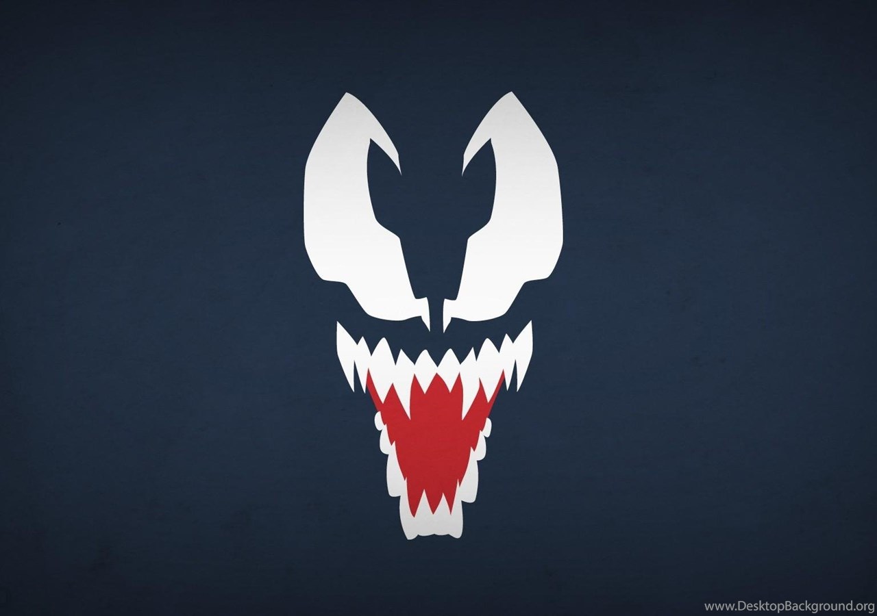 Venom Marvel Comics Navy Blue Backgrounds Villians Blo0p Wallpapers Desktop Background