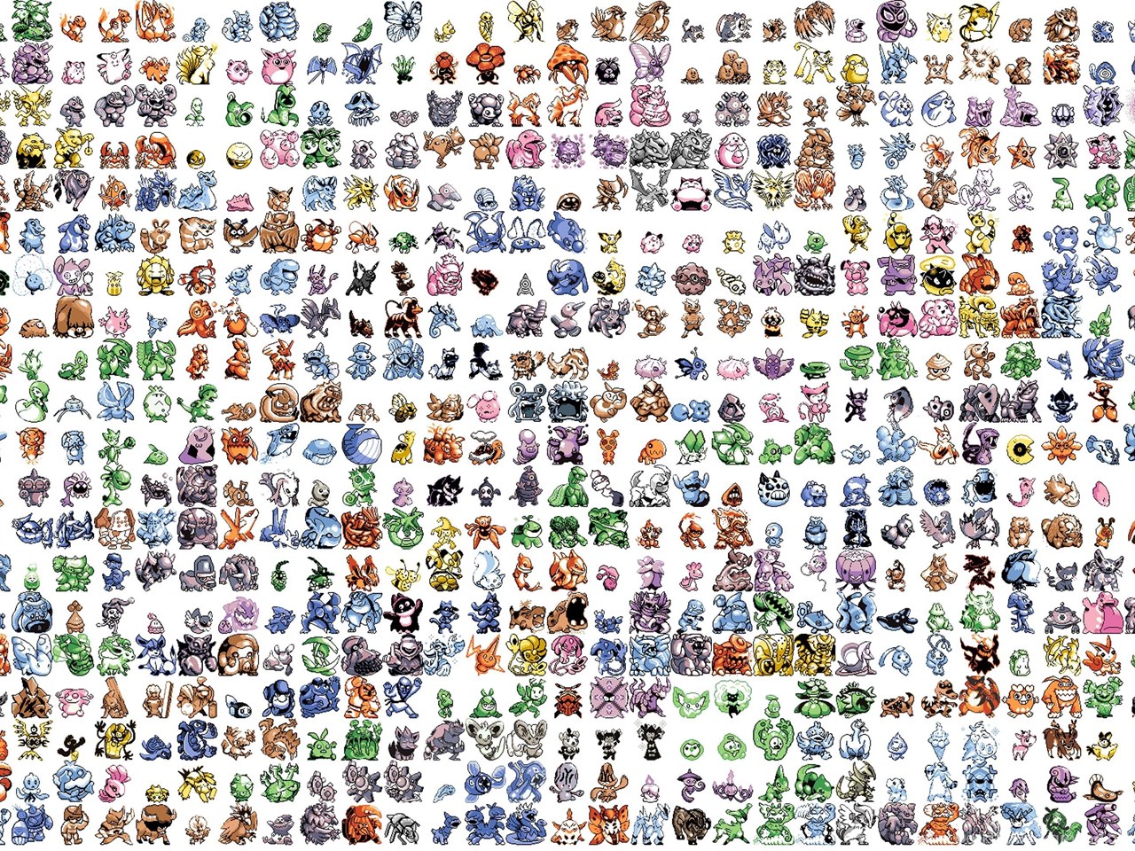 Download Nintendo, Pokemon, Pixel Art, Artwork, Sprites :: Wallpapers Fulls...