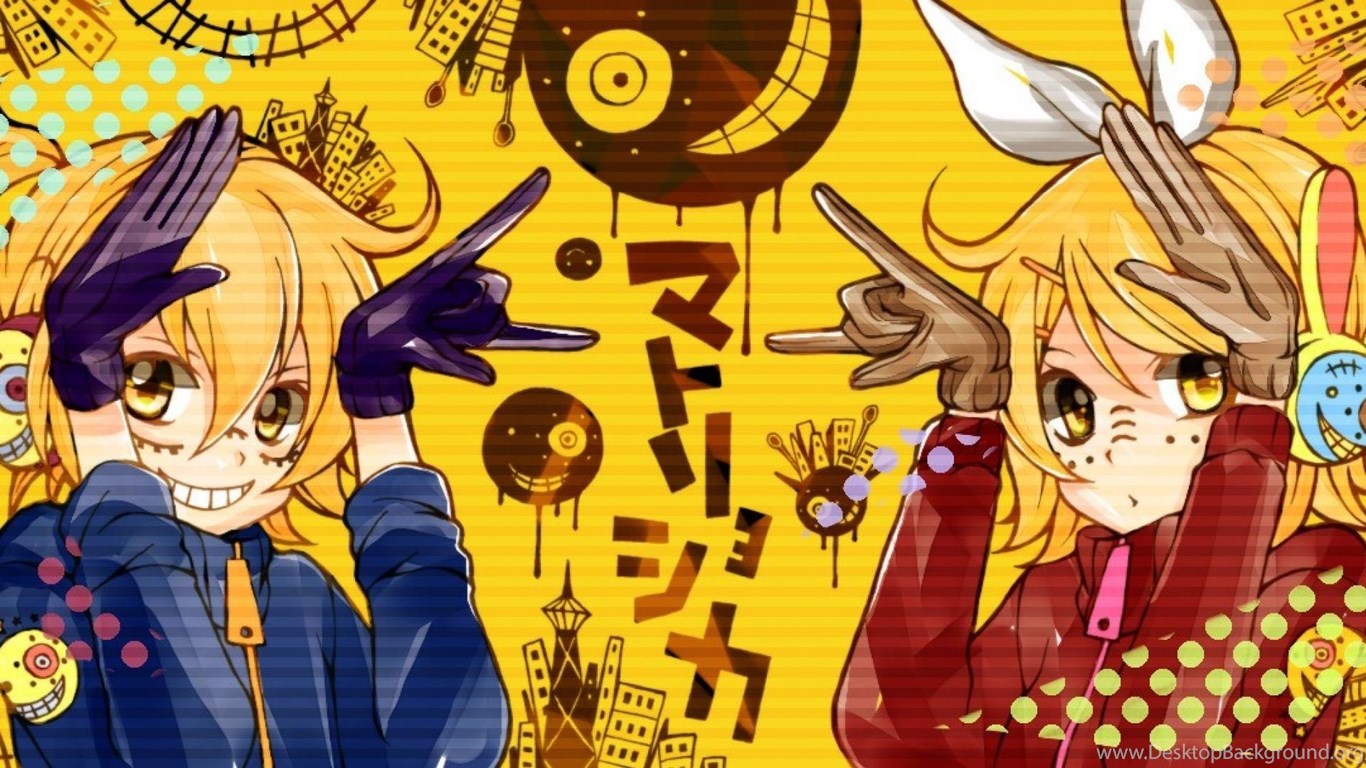 Vocaloid Kagamine Rin Len Matryoshka Wallpapers Desktop Background