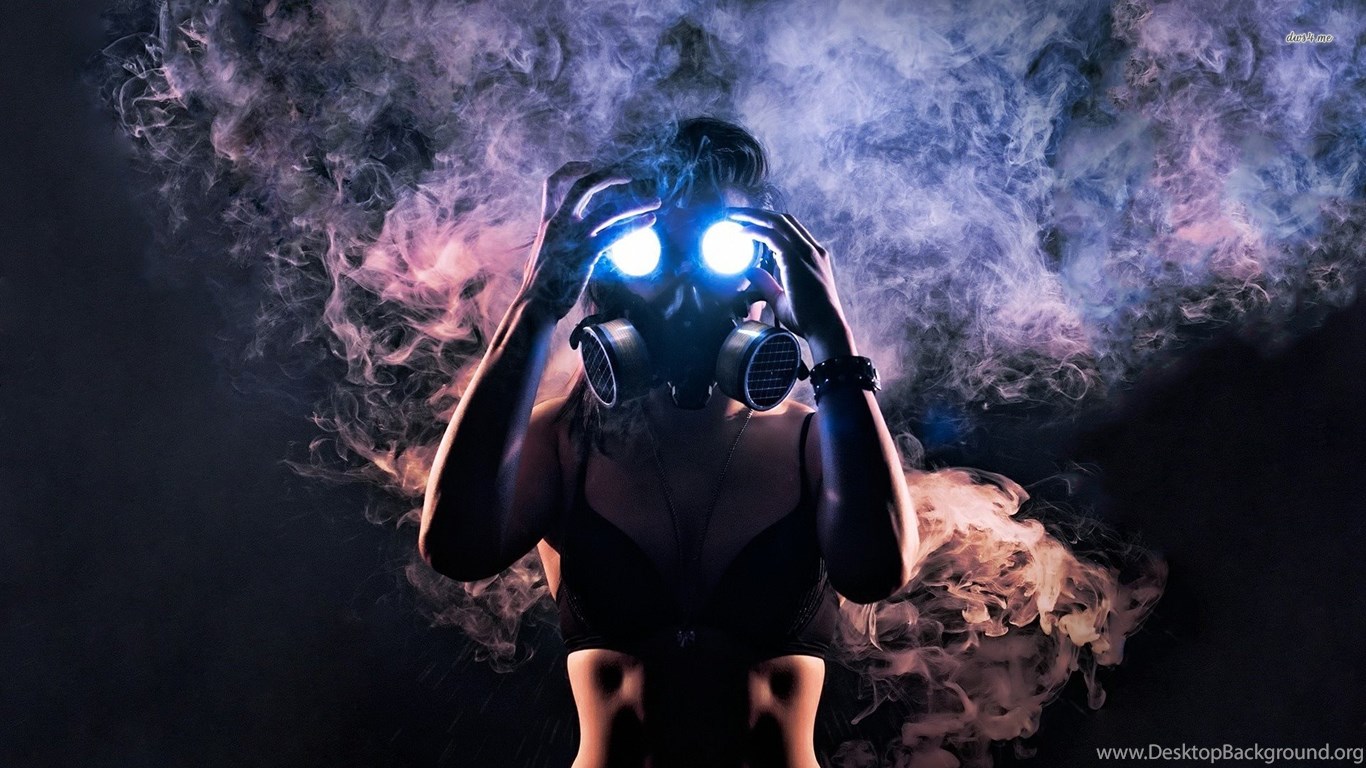 15291 Woman In Gas Mask 1920x1080 Photography Wallpapers Desktop Background 5747