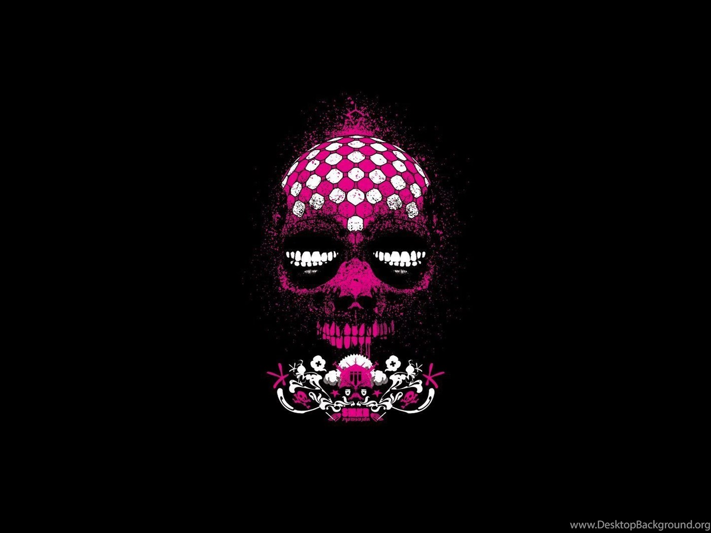 Pink Skull Wallpapers Wallpapers Cave Desktop Background