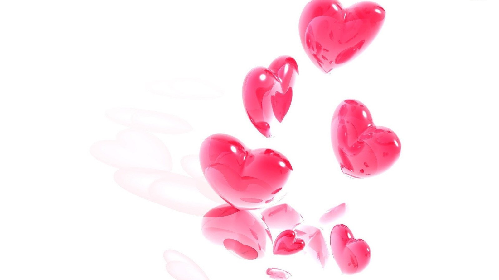 Pink Hearts 3D Wallpapers Bing Images Desktop Background