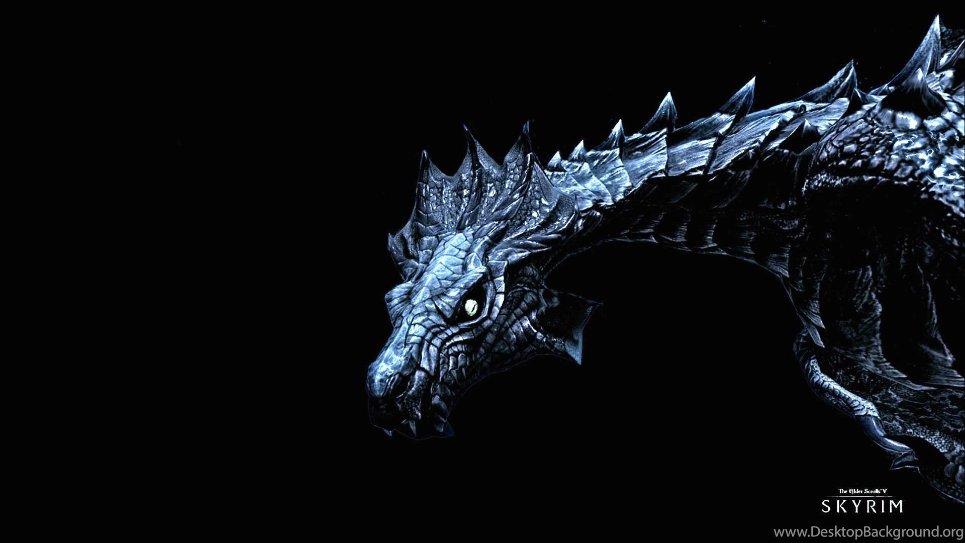 Skyrim Logo Wallpapers Desktop Background