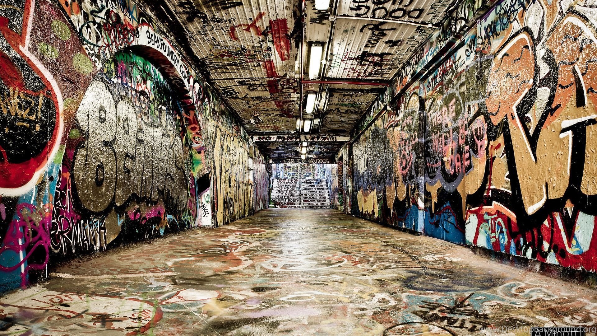 1920x1080 Graffiti, Hip Hop, Rap Culture, Street Art, Tunnel ...