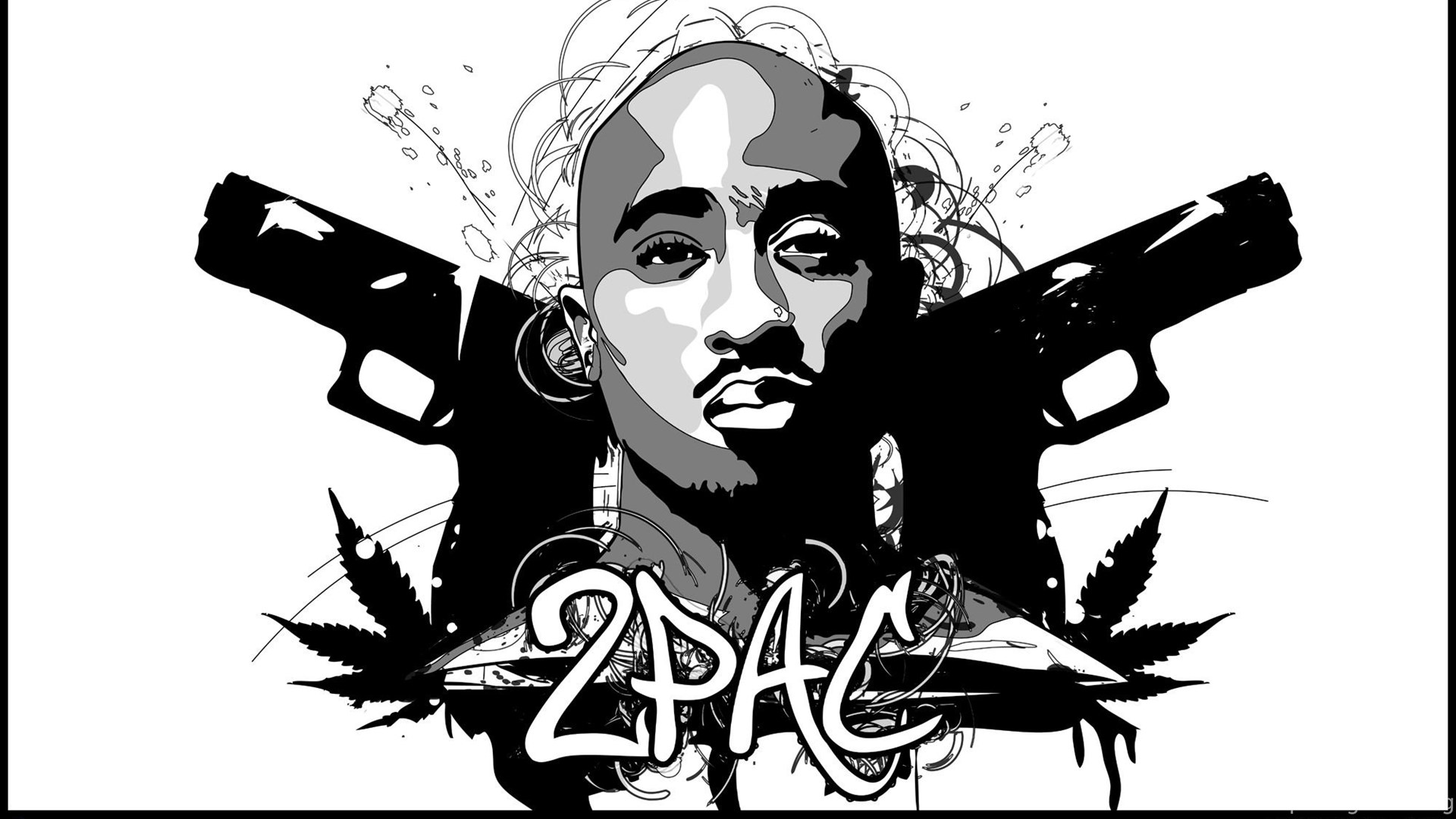 Тату 2pac эскизы