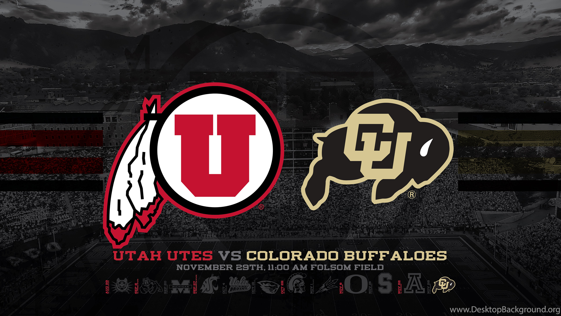 Utah Utes @ Colorado Buffaloes Wallpapers – Dahlelama Desktop Background