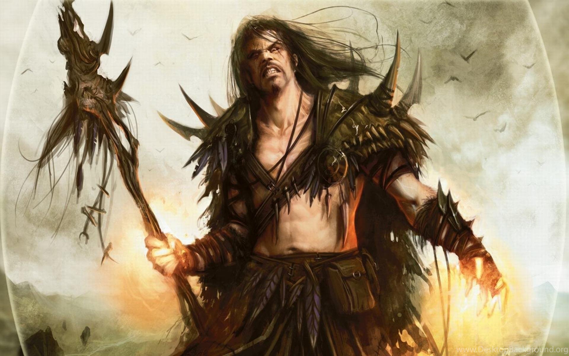 Barbarian Warrior Artwork HD Wallpapers Wallpapers ( Desktop Background