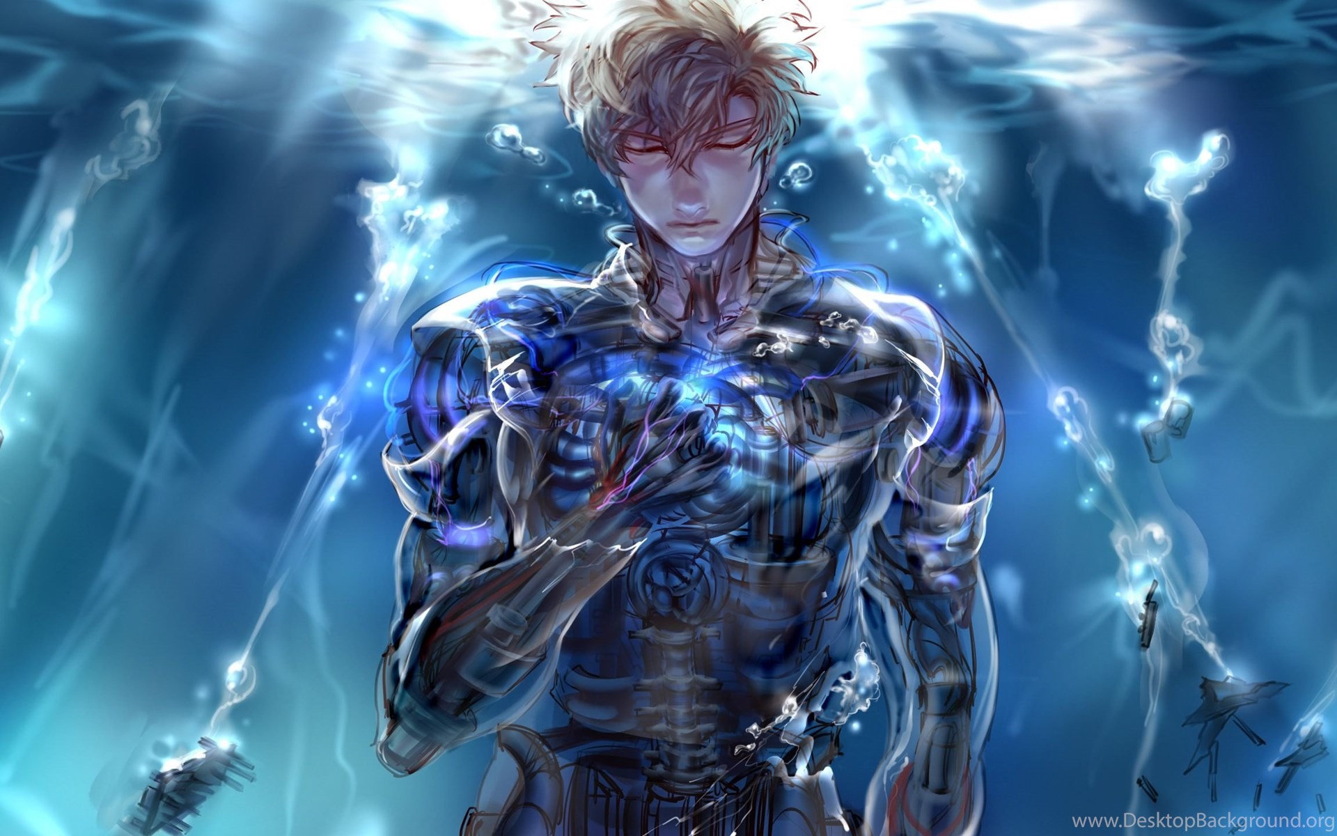 Genos One Punch Man Anime Wallpapers HD Free Download Desktop Background