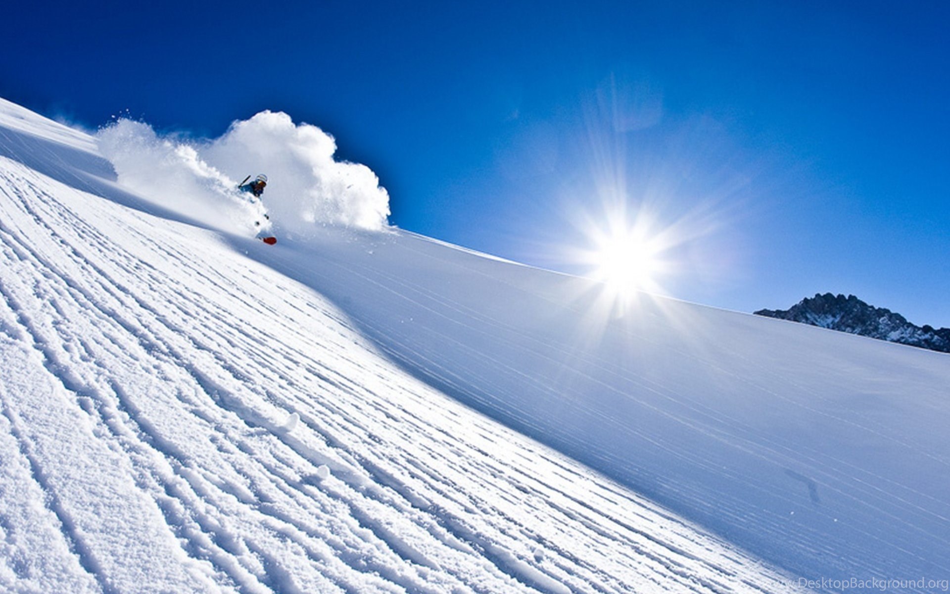 Skiing Winter Snow Ski Mountains Wallpapers Desktop Background