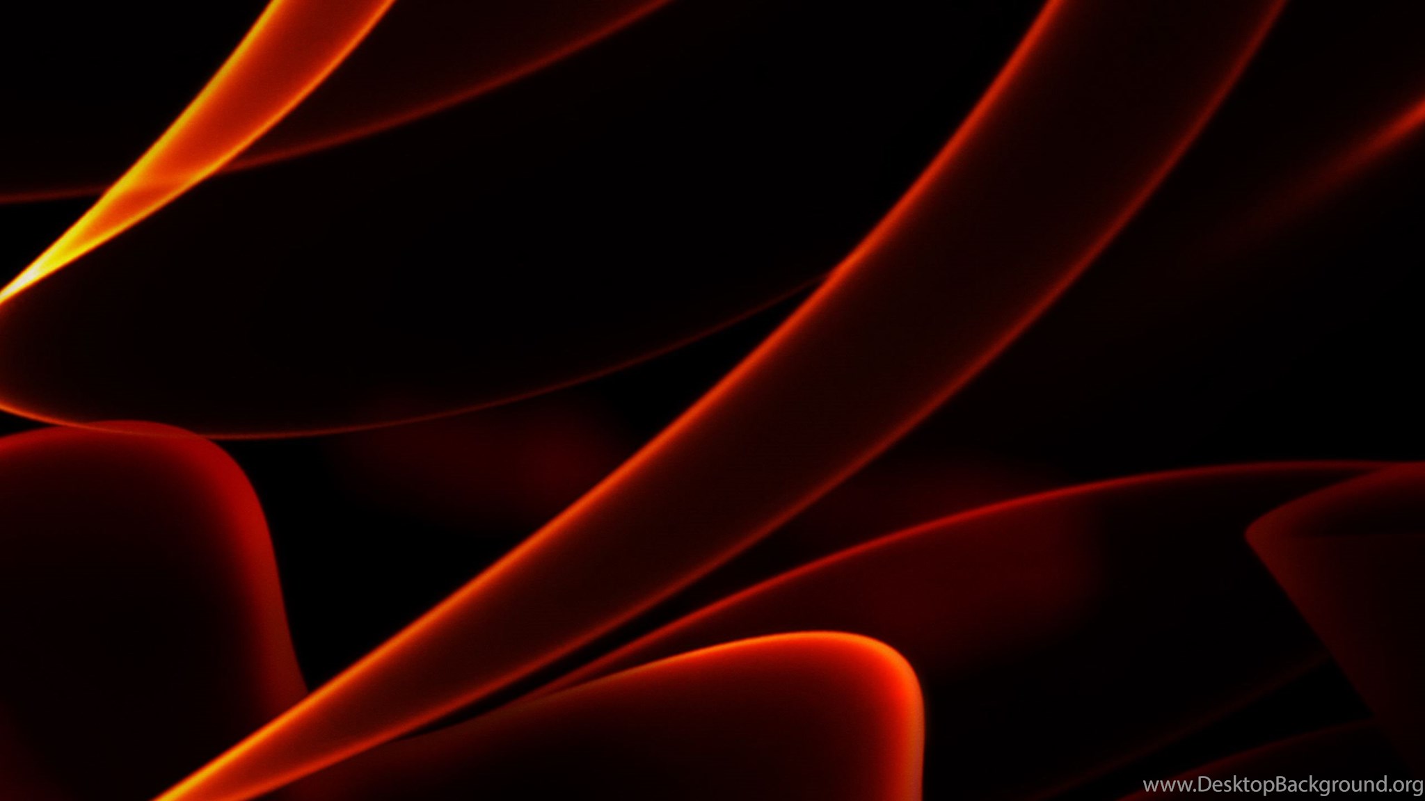 Desktop black orange wallpaper abstract.jpg Desktop Background