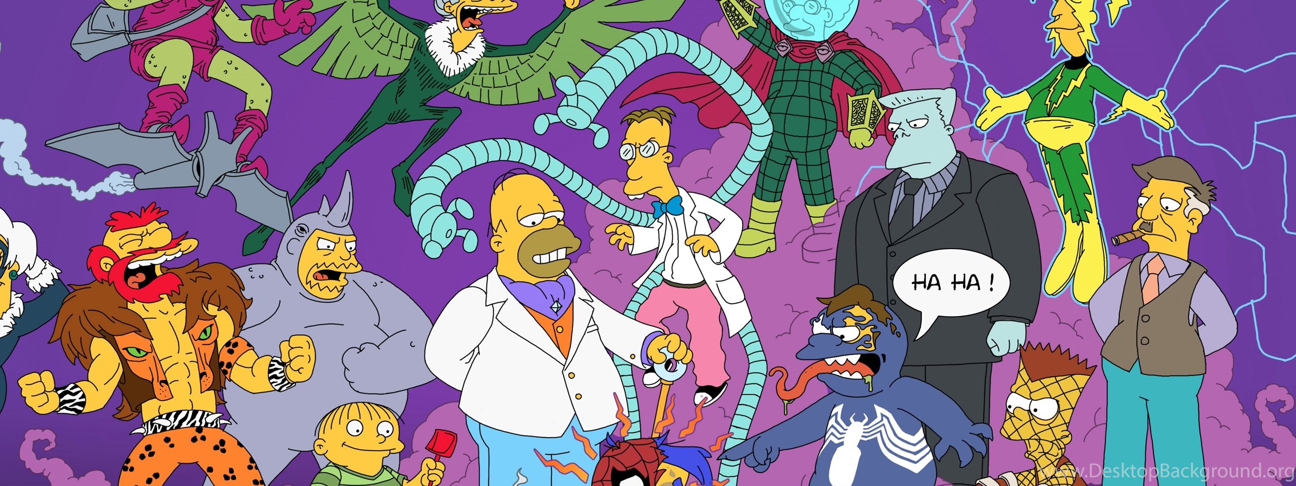 Download Wallpapers 3840x2160 The Simpsons, Simpsons, Spiderman ...