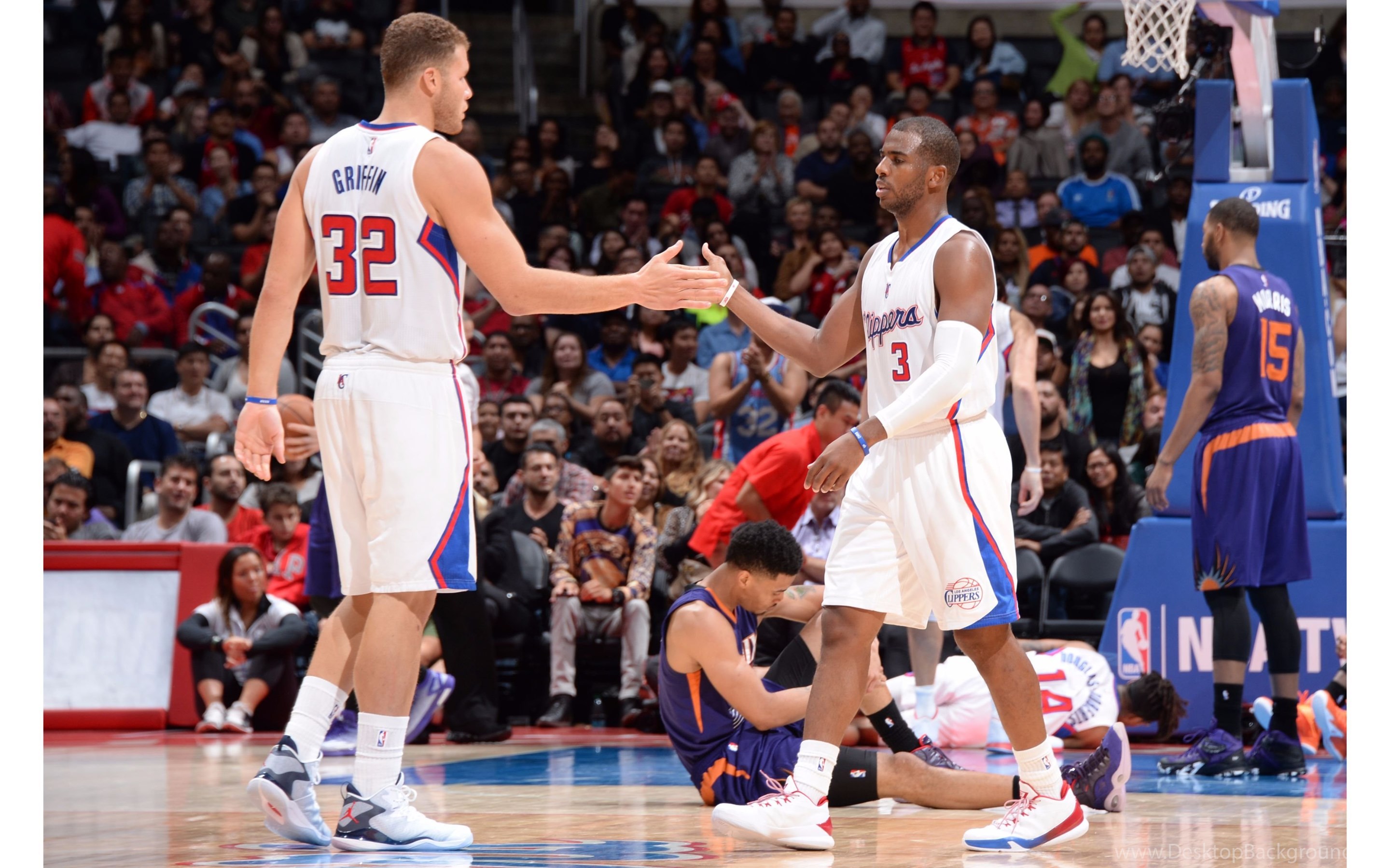 Blake Griffin And Clippers Chris Paul 4k Wallpapers Desktop Background