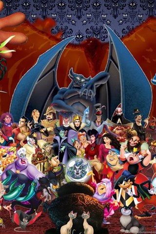 Disney Villains On WBDisneyClub DeviantArt Desktop Background