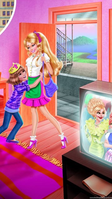 Barbie princess charm online school emily