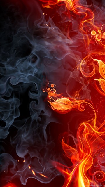 Black Fire Smoke Wallpaper. Desktop Background