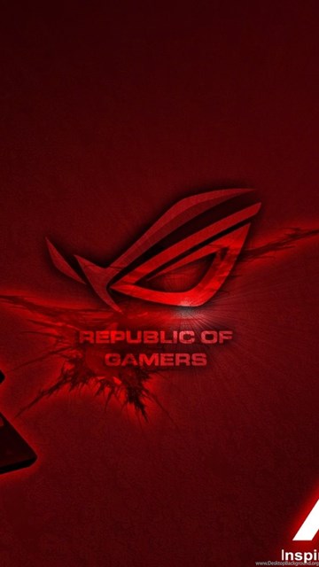 Asus Red Rog Logo Hd Wallpapers Desktop Background