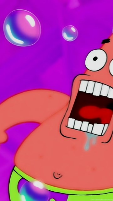 Unique Comics Animation: Perfect Patrick Star Desktop Background