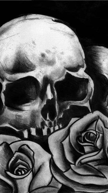 Skulls And Roses Wallpapers Wallpapers HD Base Desktop 