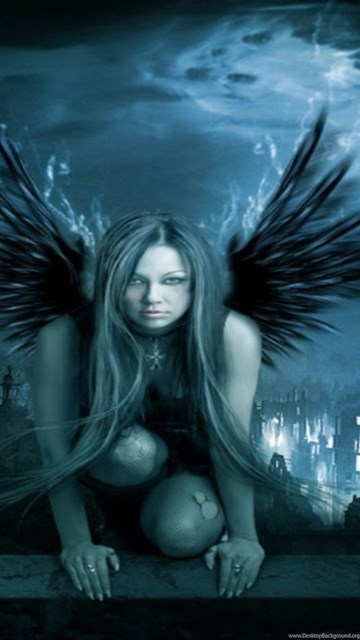 Cartoon Gothic Angel Wallpapers From Gothic Wallpapers Desktop Background