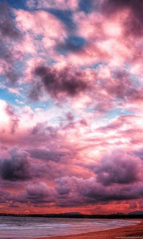 PINK CLOUDS WALLPAPER ( Desktop Background