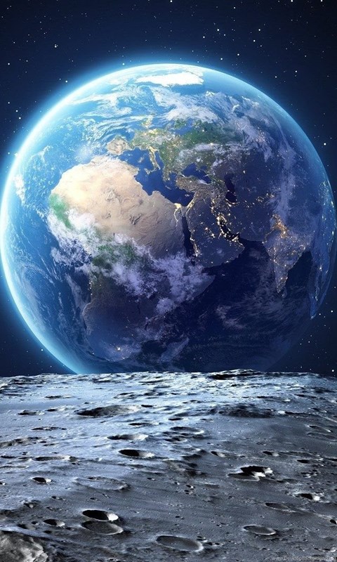 Earth From Moon Wallpapers To See Blue Earth From Moon Desktop Background