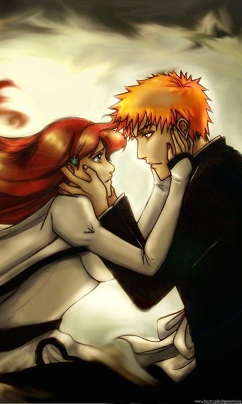 Download Bleach Kurosaki Ichigo Inoue Orihime Wallpapers Desktop Background