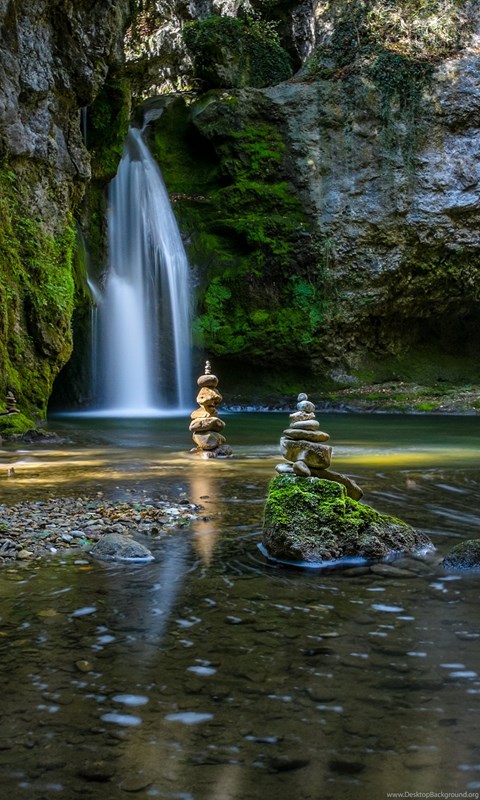 Zen Garden Waterfalls HD Wallpapers. 4K Wallpapers Desktop