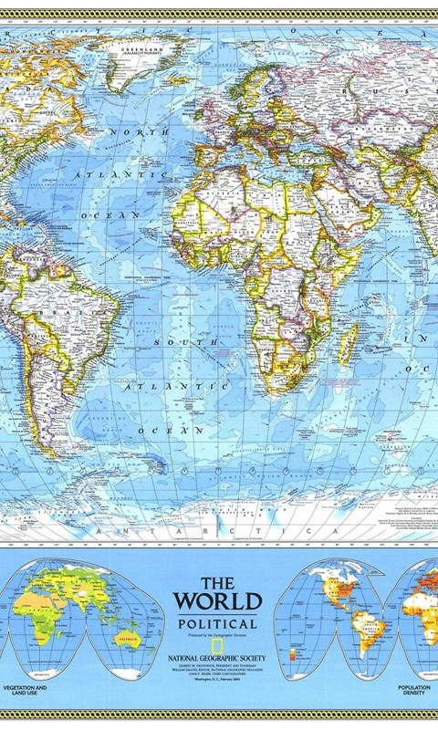 National Geographic World Map, 1920x1200 HD Wallpapers And FREE ...