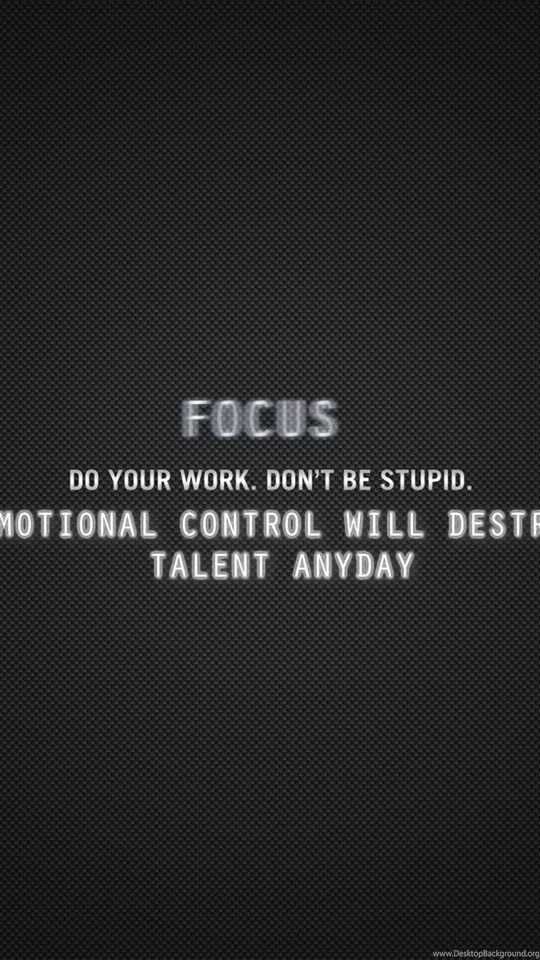 Focus Motivational Wallpaper