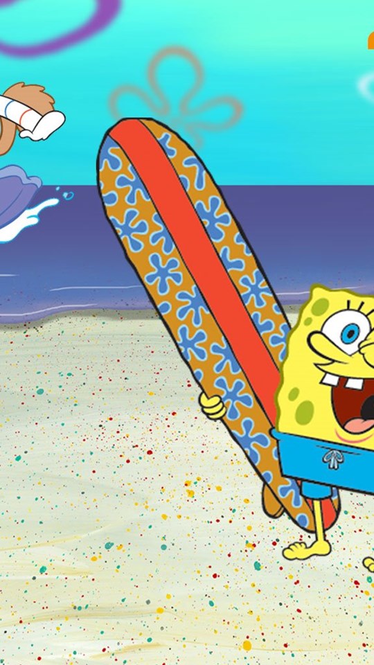 Spongebob Squarepants & Sandy Cartoon Full HD Wallpapers For Tablet ...